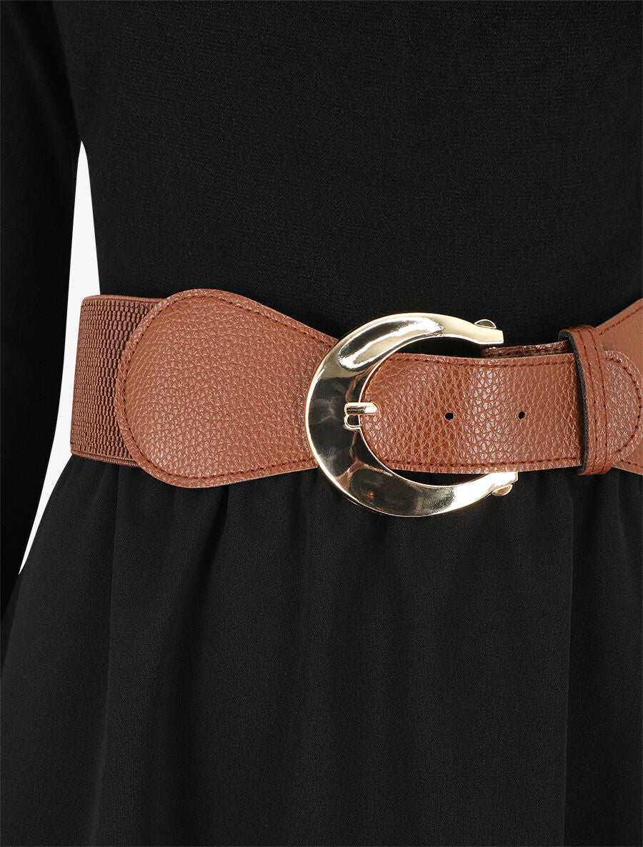 Robe courte évasée col bénitier et manches longues - Noir - 3