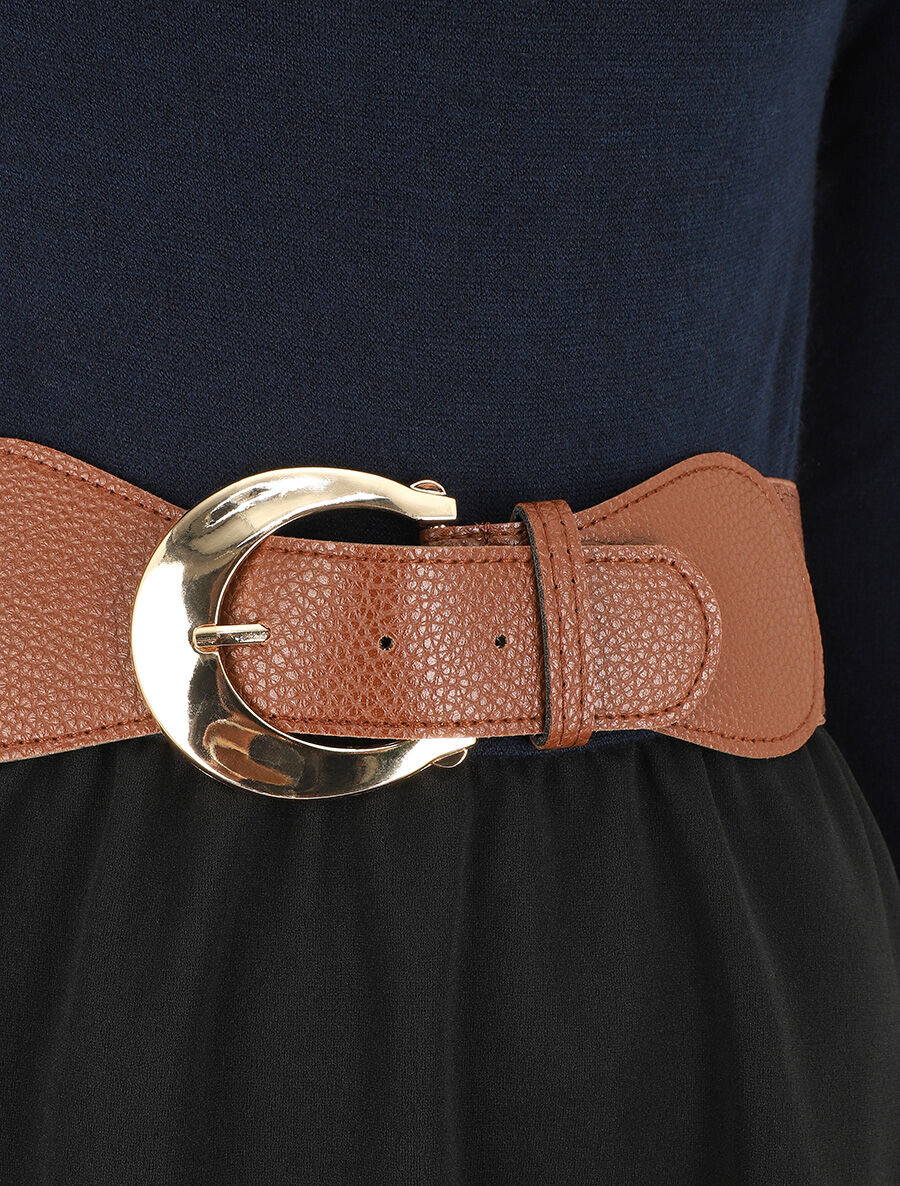 Robe courte évasée col bénitier et manches longues - Marine - 3
