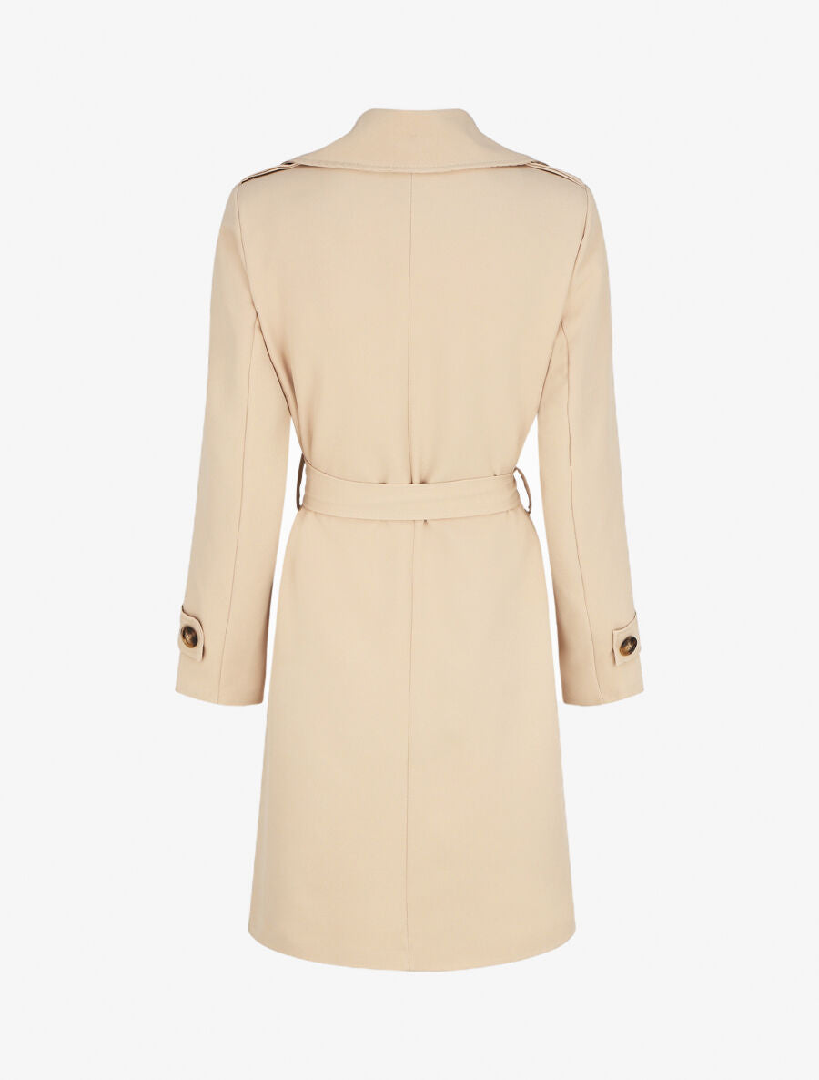 Trench uni coupe oversize - Beige - 2