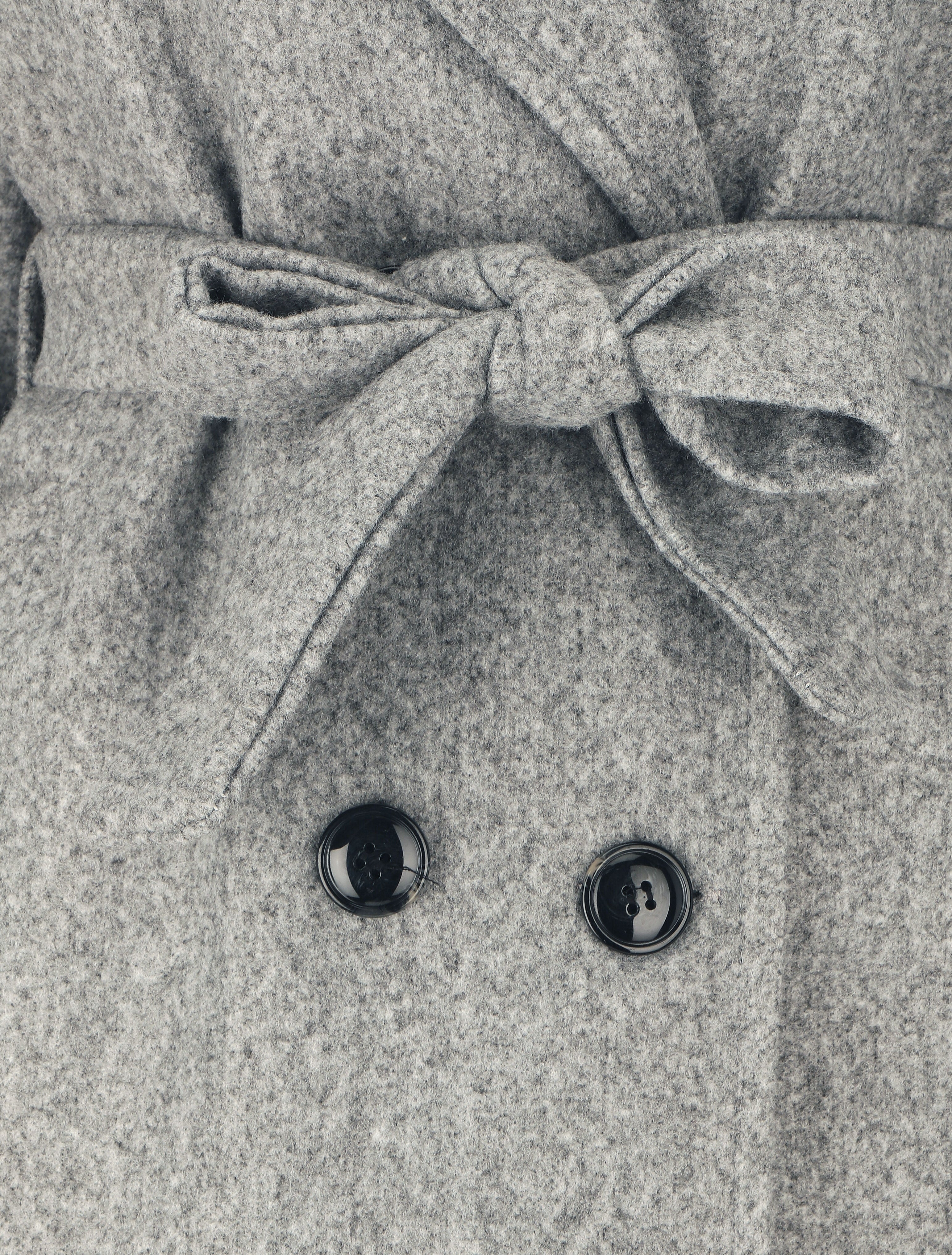 Manteau long à capuche - Gris - 3