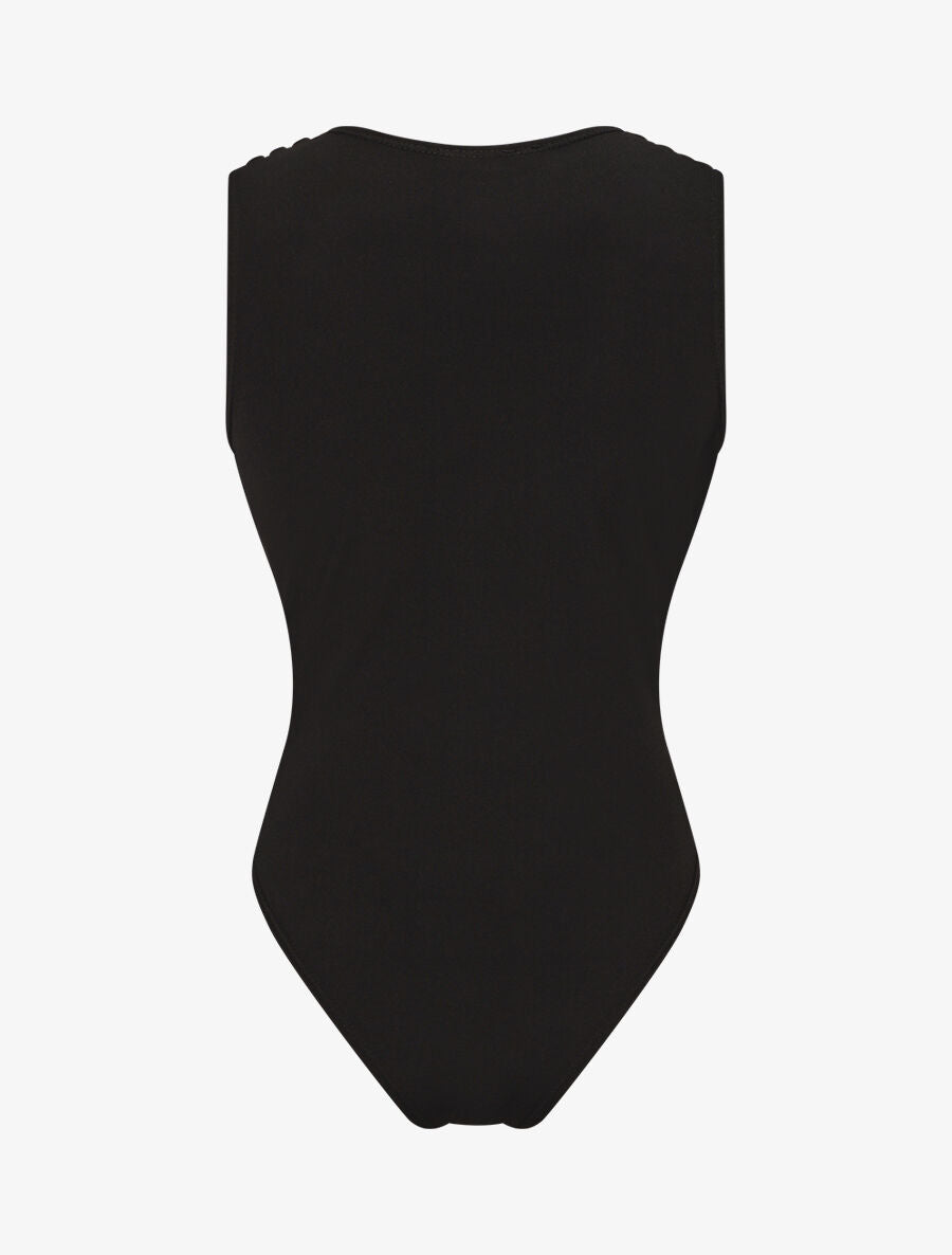 Body cache-coeur sans manches - Noir - 2