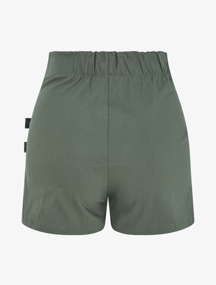 Short court style jupe à lanières - Kaki - 2
