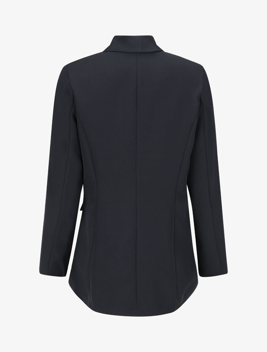 Blazer uni mi-long - Marine - 2