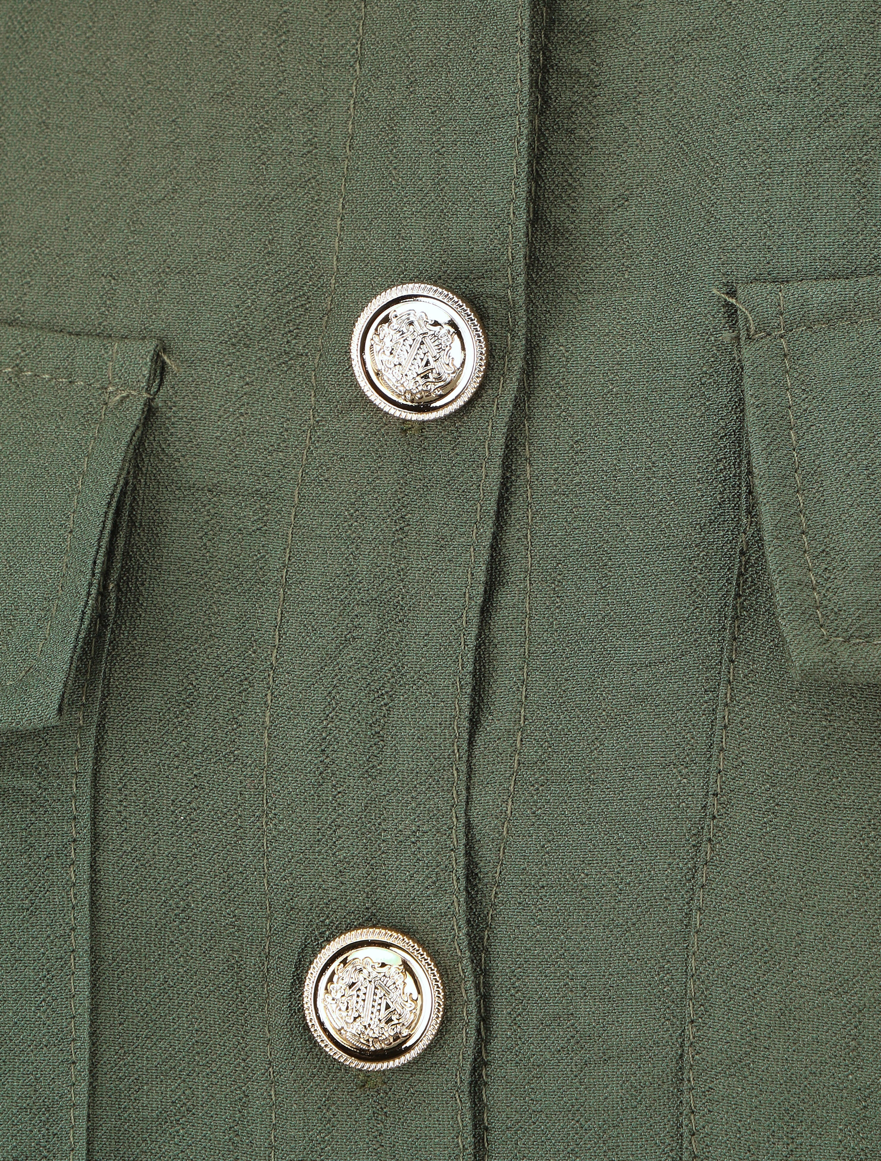 Chemise unie fluide - Kaki - 3