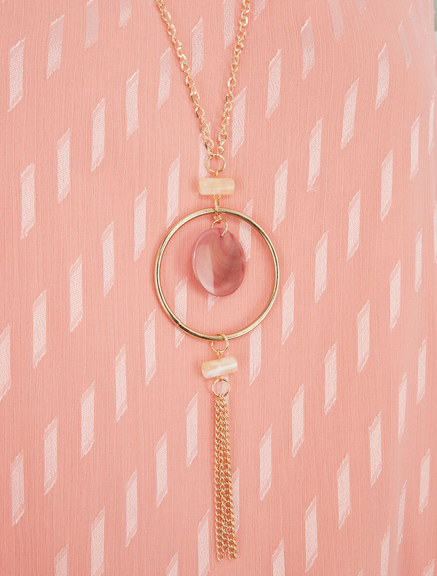 Top uni coupe boule - Corail - 3