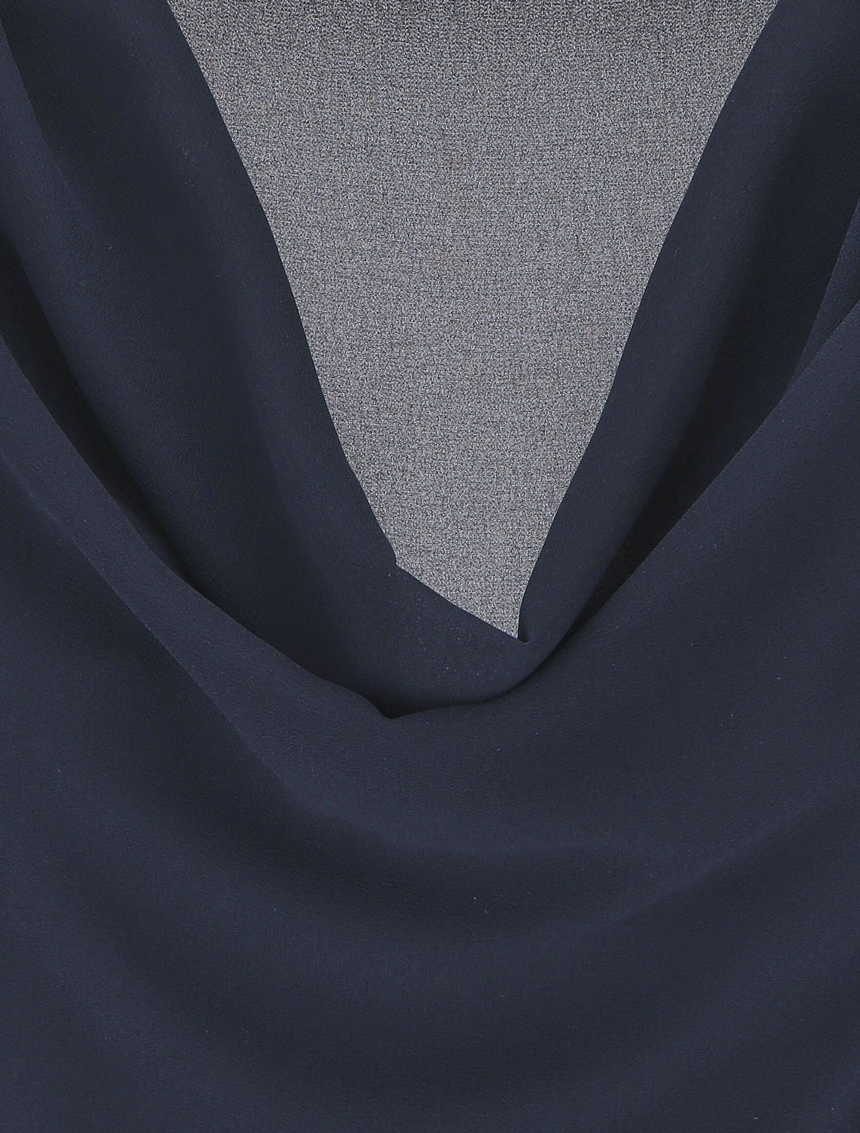 Top sans manches col bénitier - Marine - 3