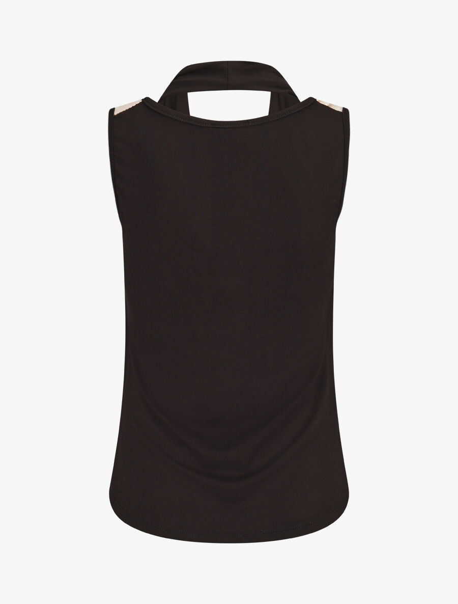 Top style 2 en 1 ajusté et sans manches - Beige - 2