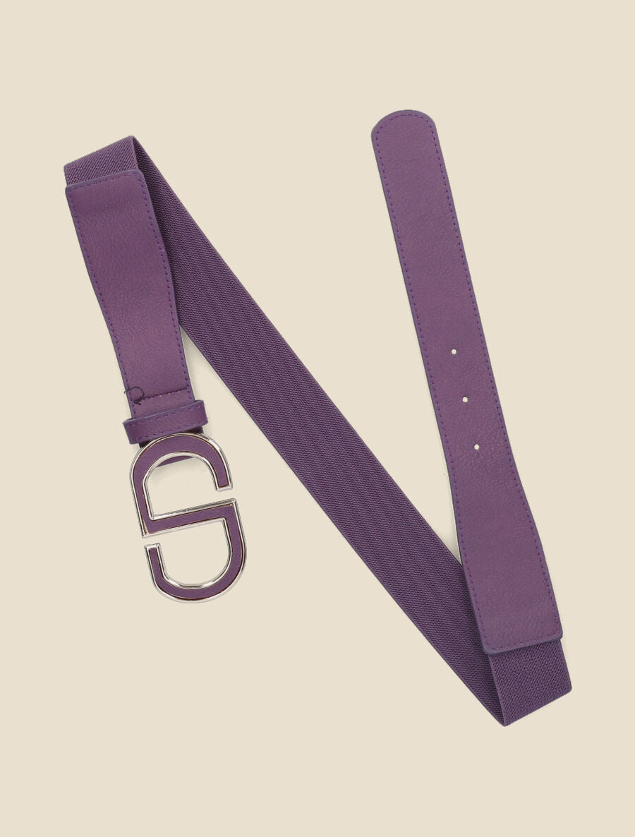 Ceinture à clip élastiquée - Violet - 2