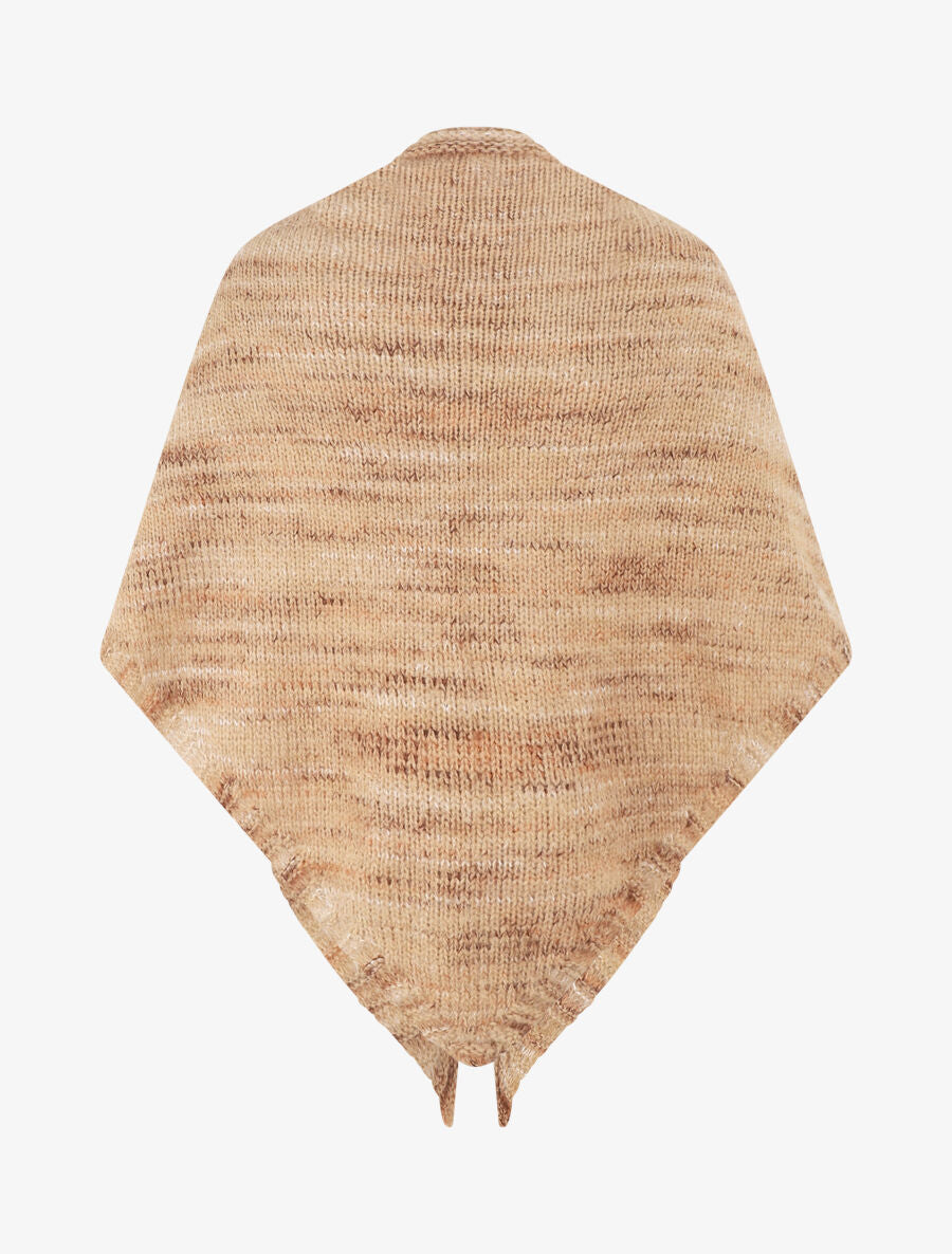 Châle en maille - Taupe - 2