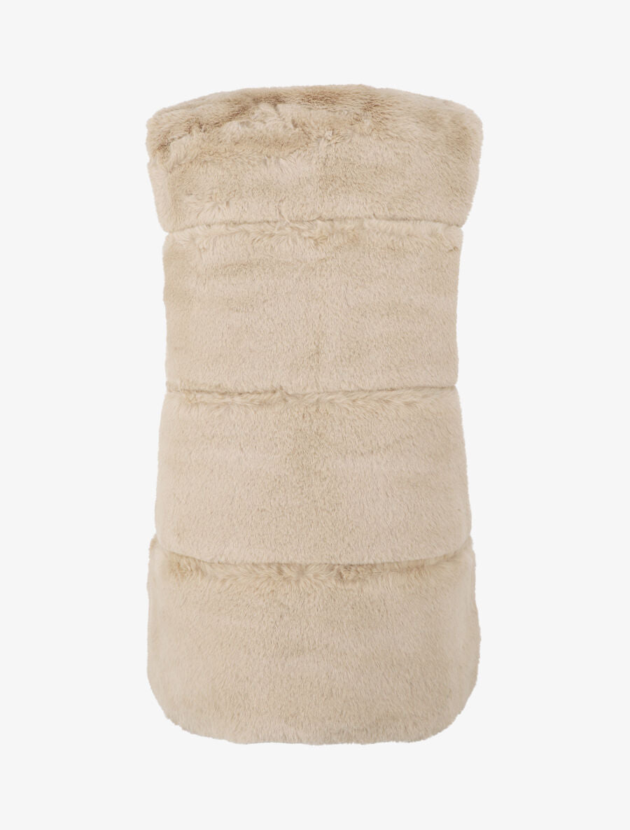 Veste à fermeture sanglée et zippée - Beige - 2