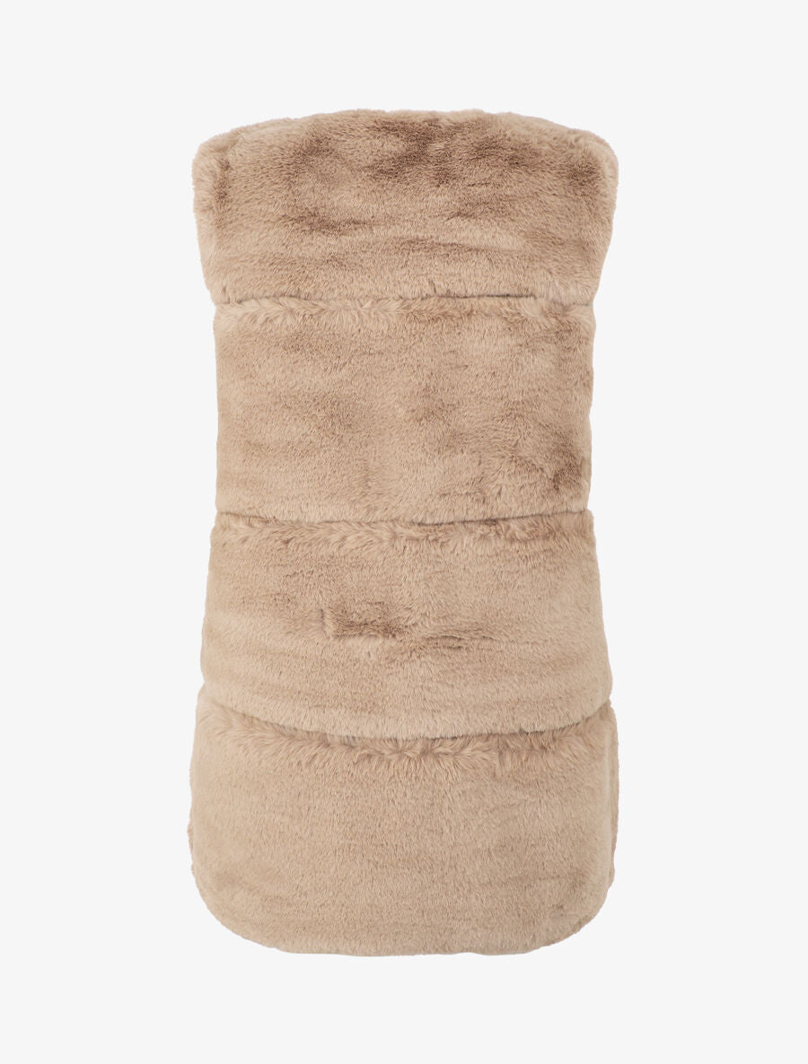 Veste à fermeture sanglée et zippée - Taupe - 2