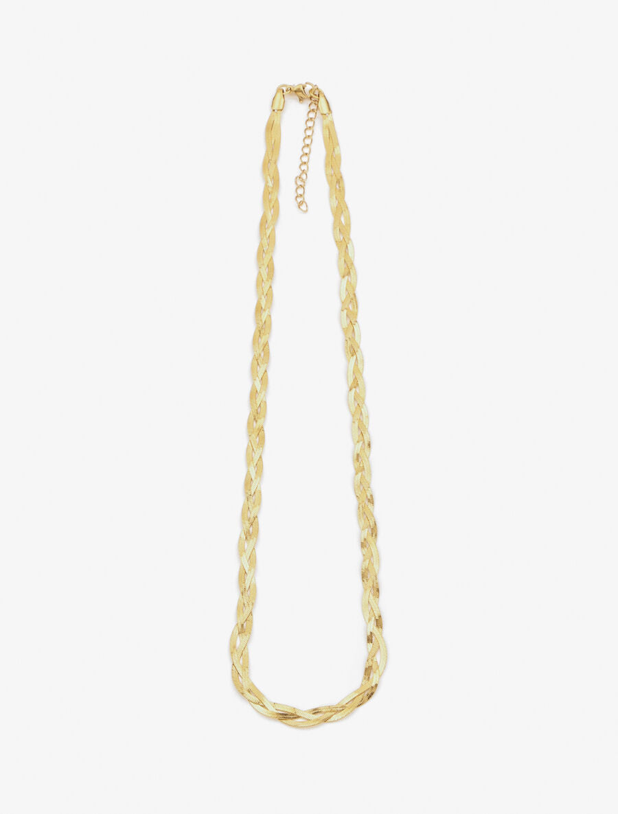 Collier maille tressée - Or - 2