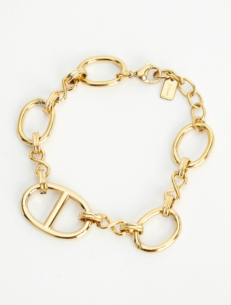 Bracelet à maillons ovales - Or - 2