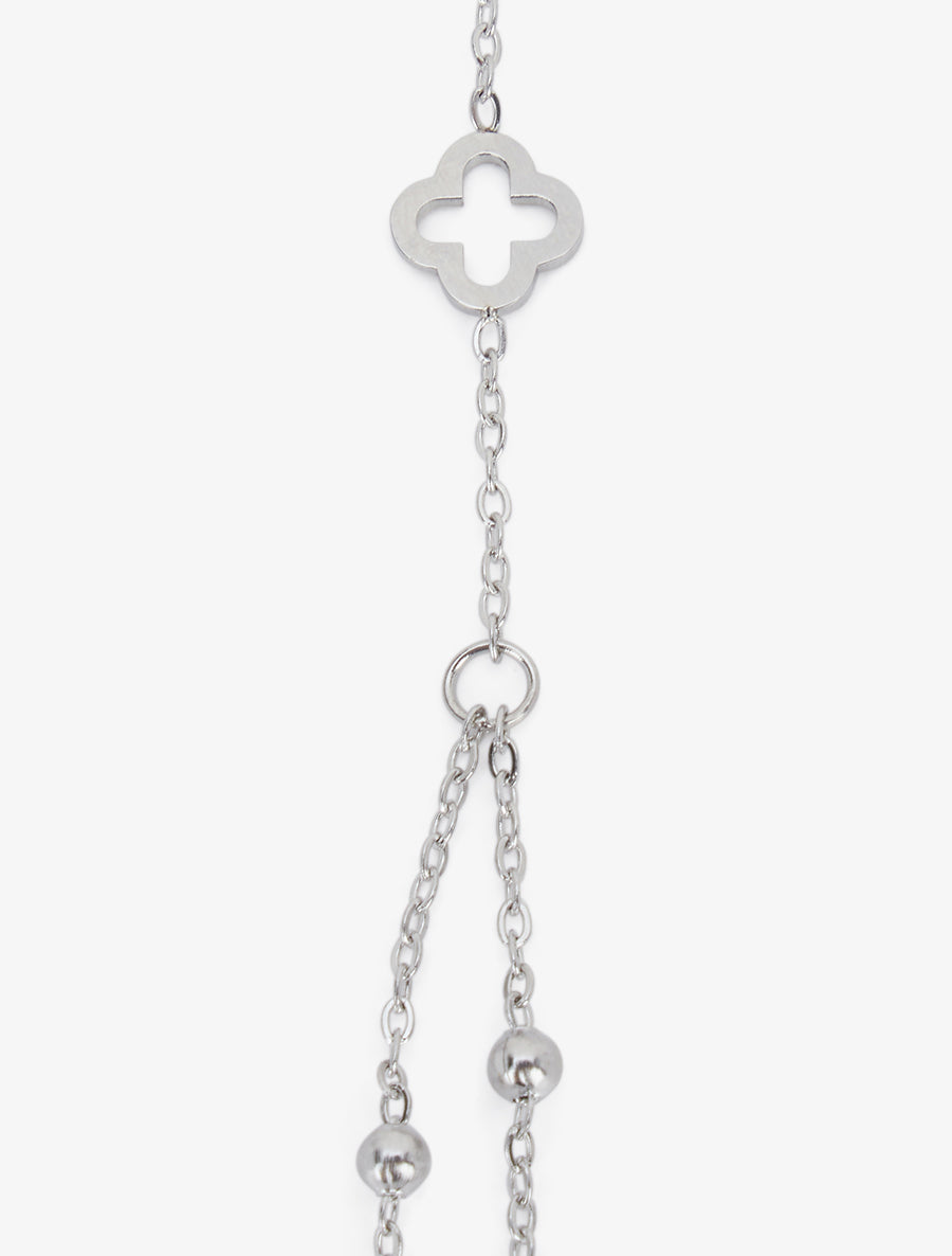Chaîne de main trèfles - Argent - 3