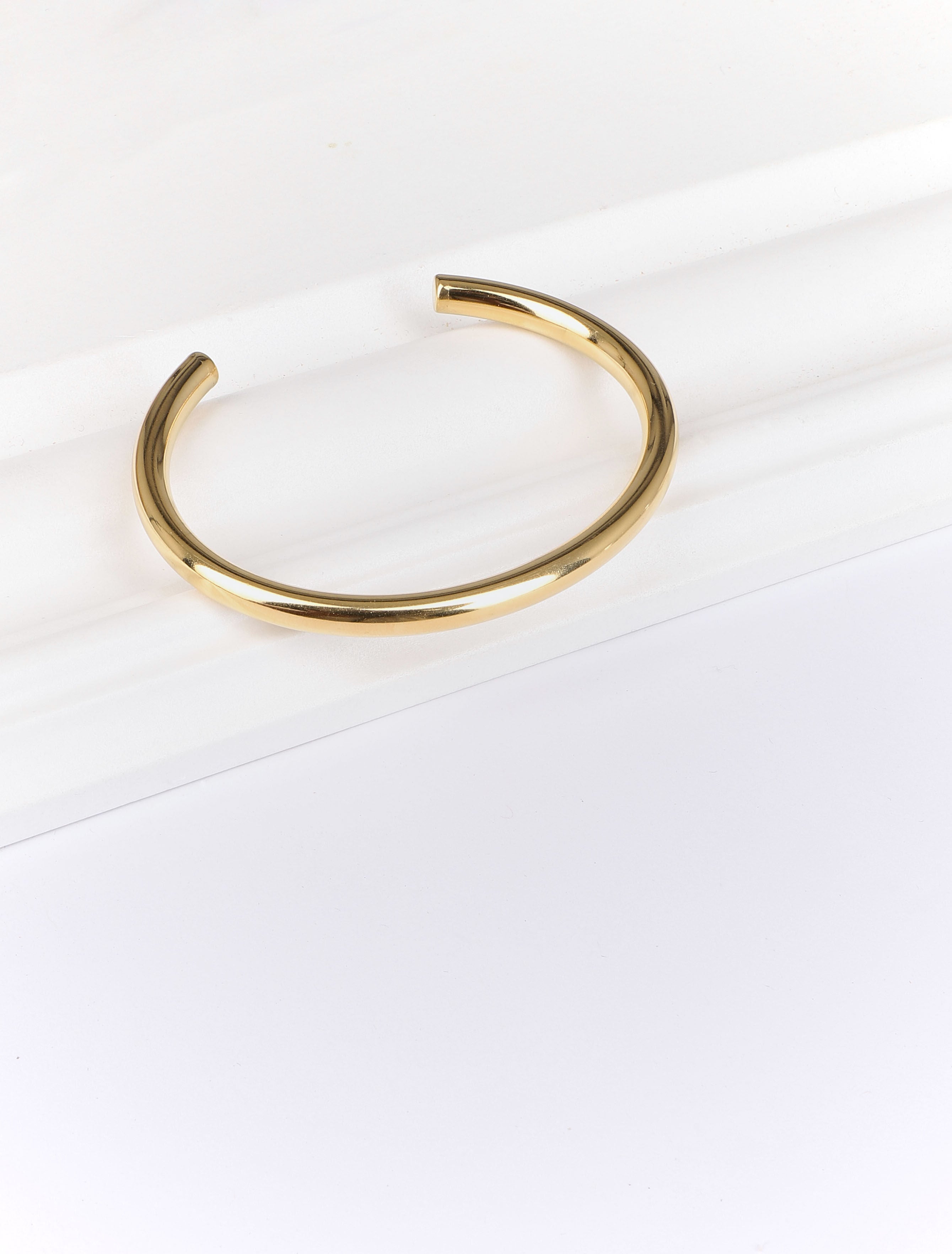 Bracelet jonc rigide - Or - 1