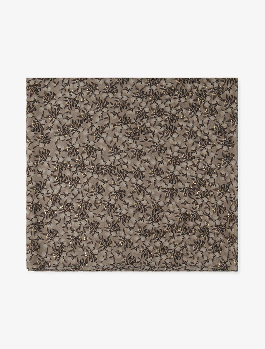 Foulard à imprimé baies irisées - Taupe - 2