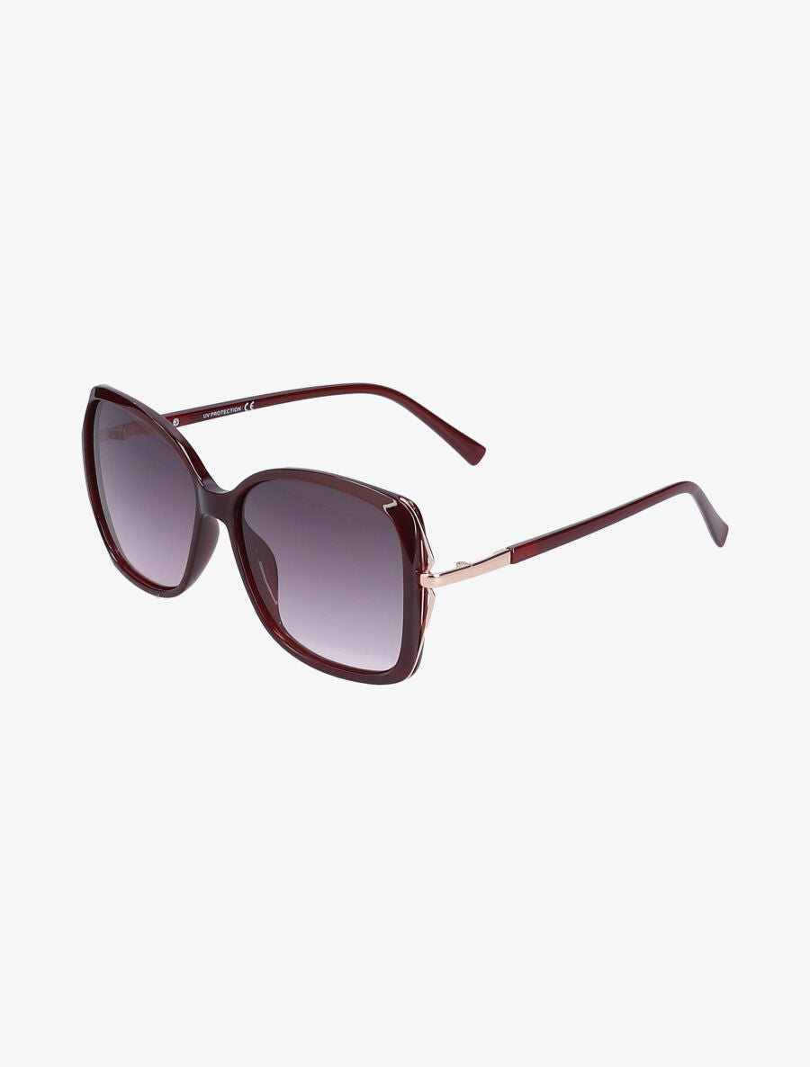 Lunettes de soleil carrées oversize - Mauve - 1