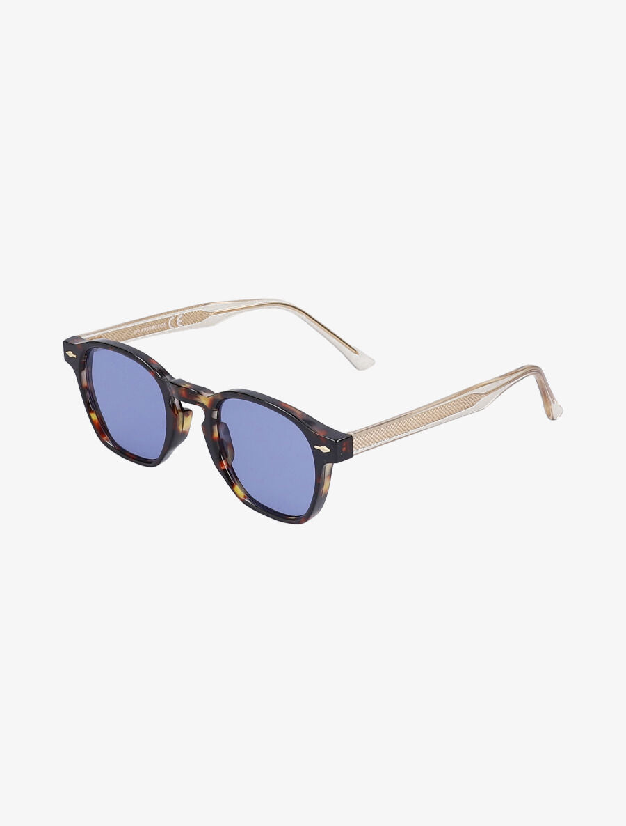 Lunettes ovales à verres semi opaques - Léopard - 2