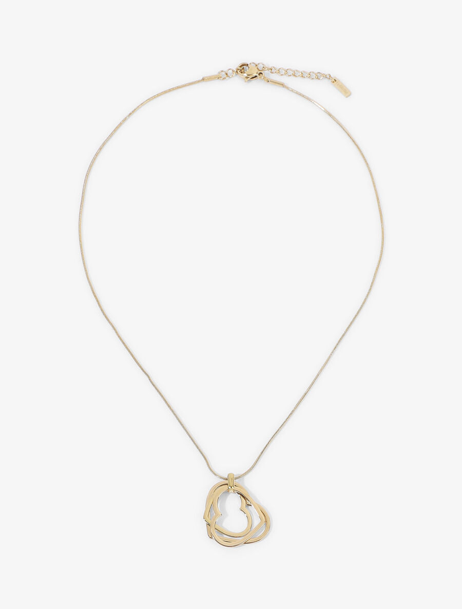 Collier à pendentif trois coeurs - Or - 1