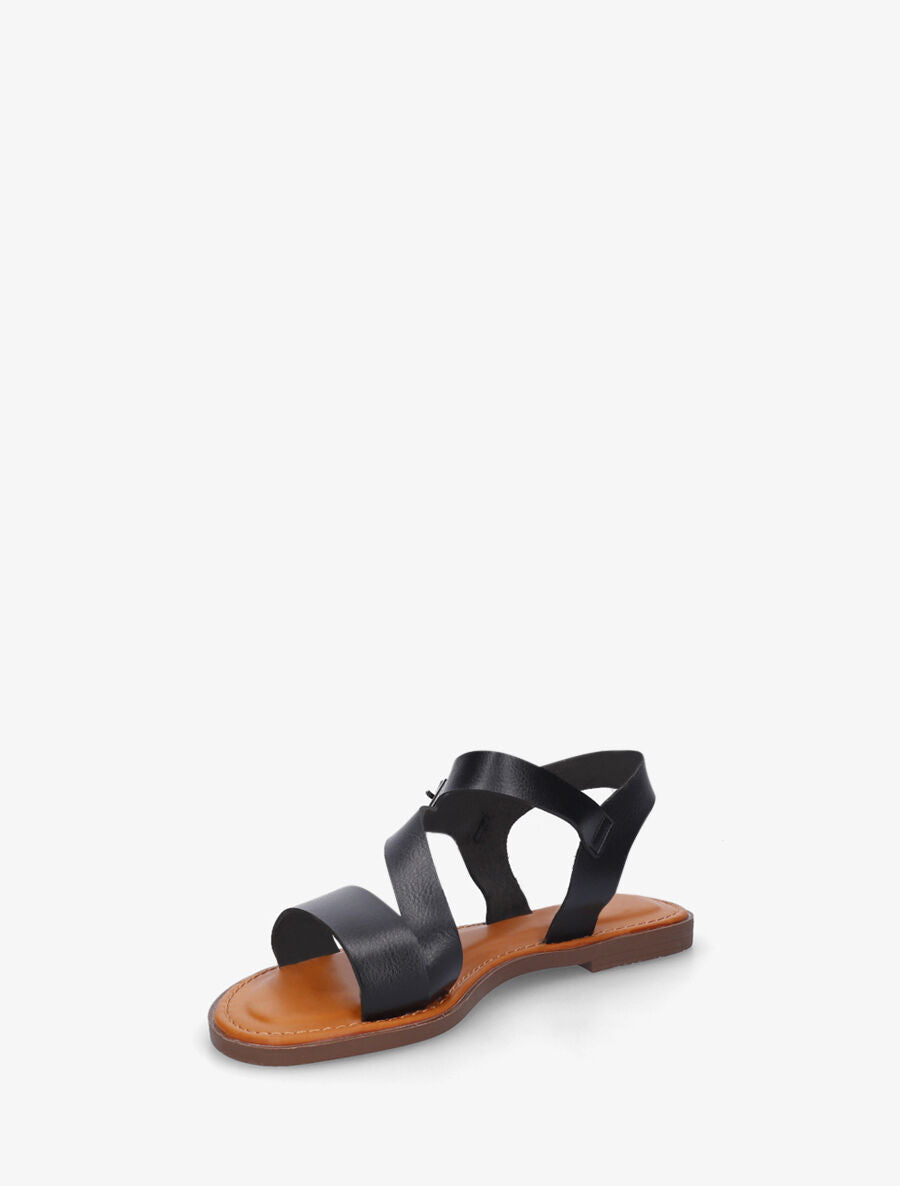 Nu-pieds classiques en simili - Noir - 3