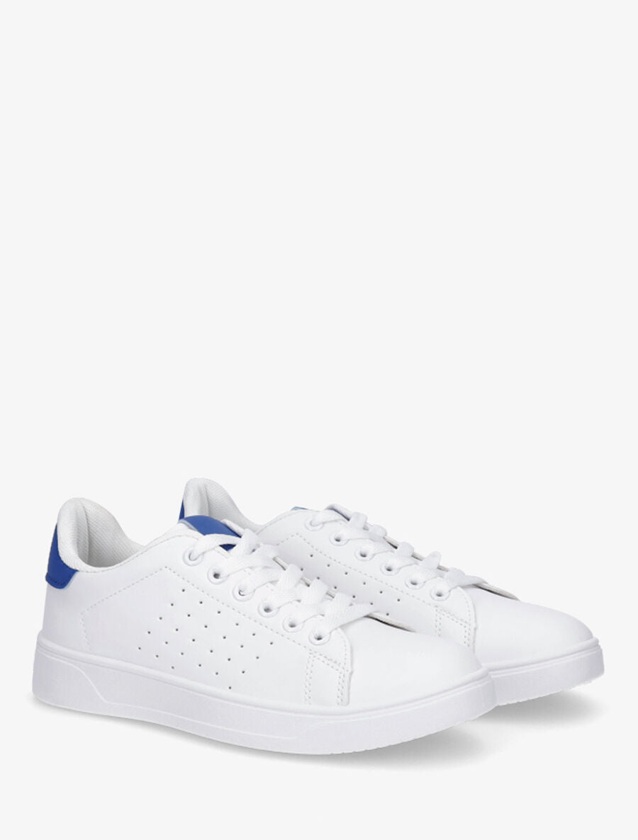 Sneakers plates classiques - Bleu roi - 4