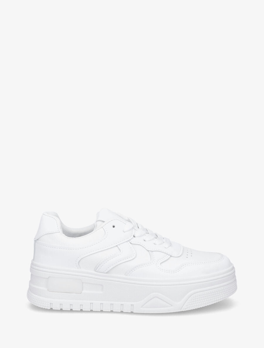 Sneakers à plateforme - Blanc - 5