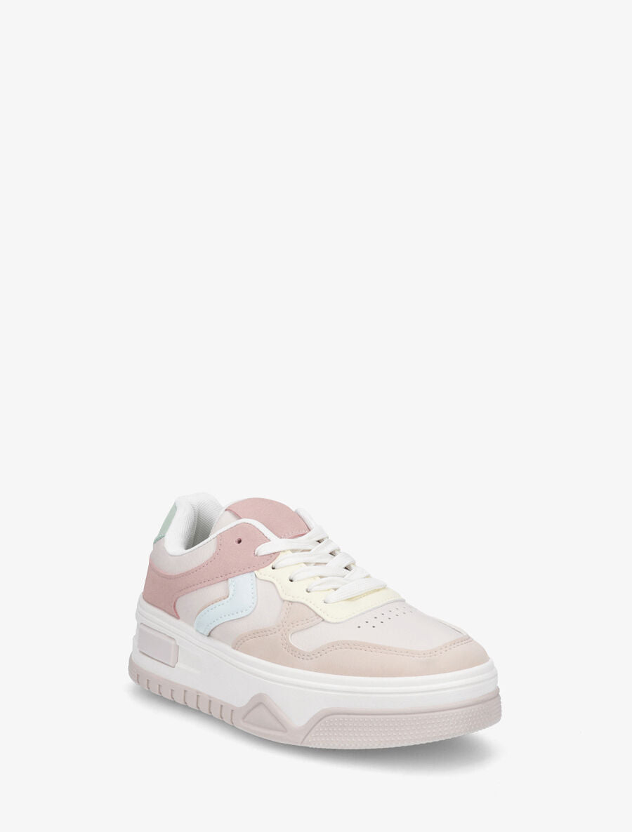 Sneakers à plateforme - Rose - 2