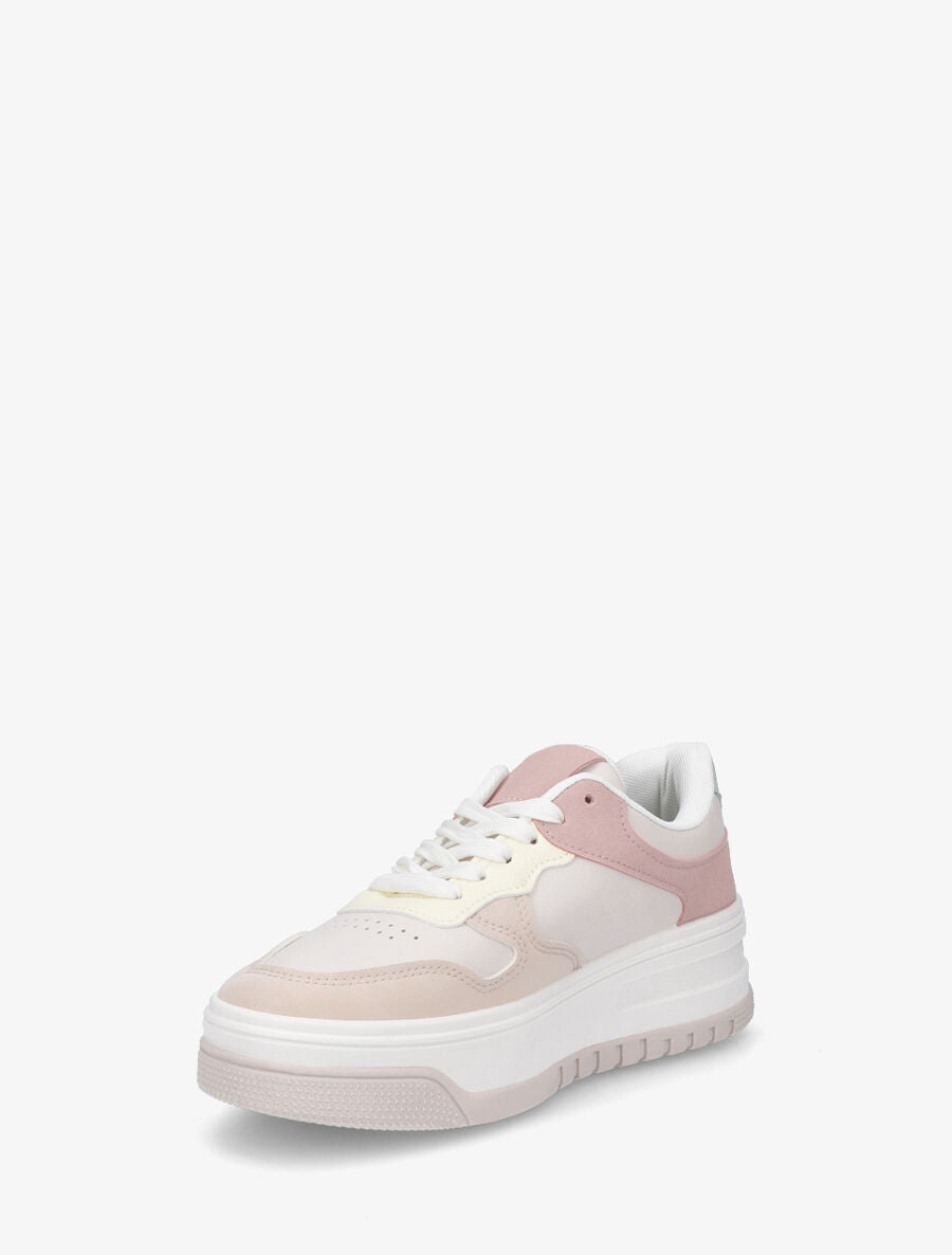 Sneakers à plateforme - Rose - 3