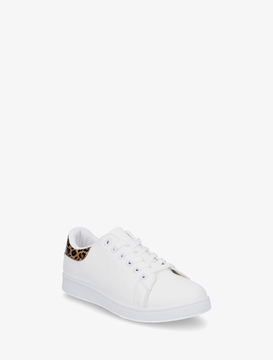 Sneakers classiques en simili - Camel - 2