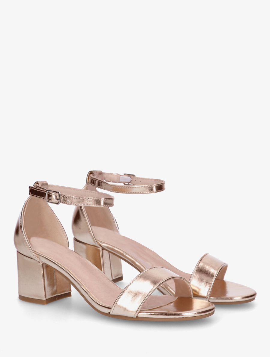 Sandales classiques à talon - Rose gold - 4