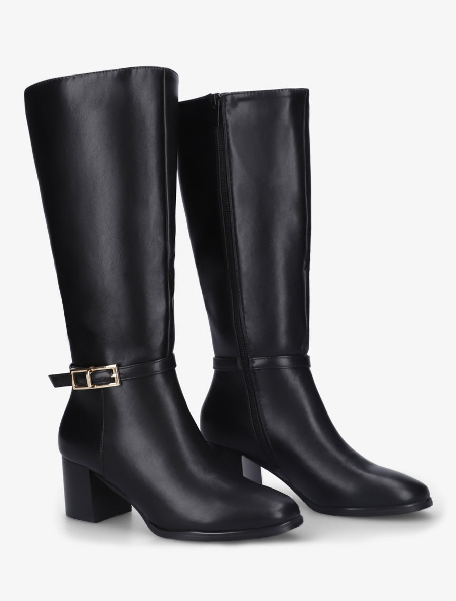 Bottes classiques à boucle - Noir - 4
