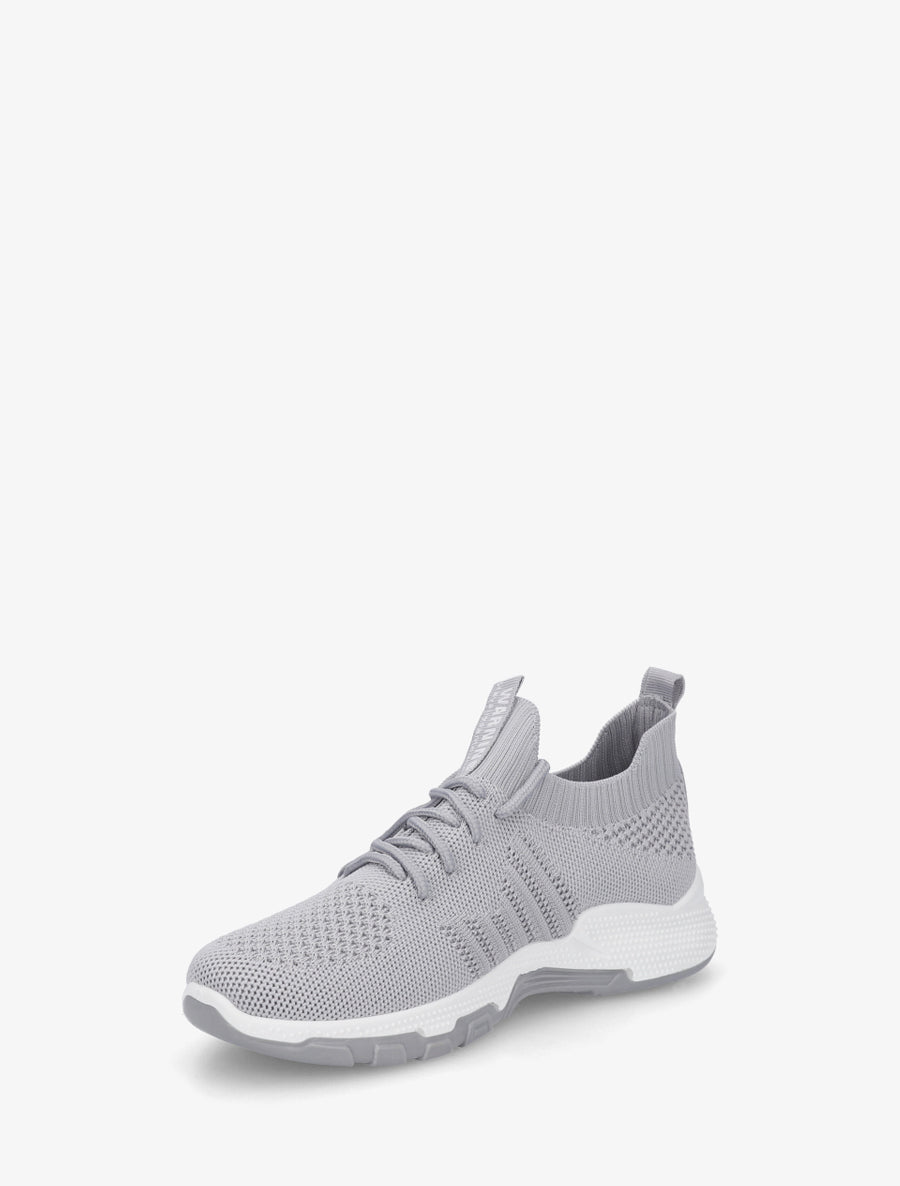 Baskets souples en maille - Gris clair - 3