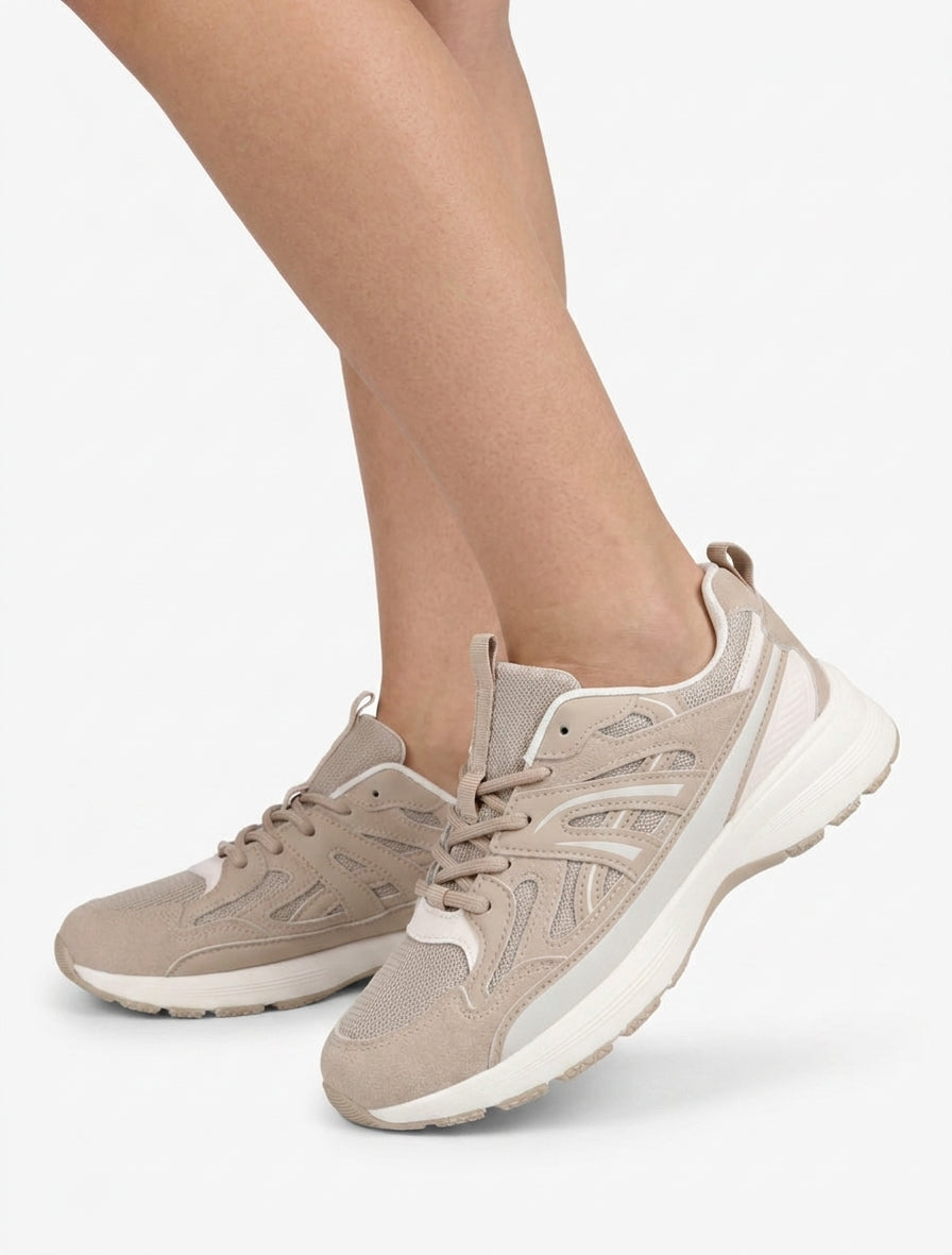 Baskets classiques stylisées - Taupe