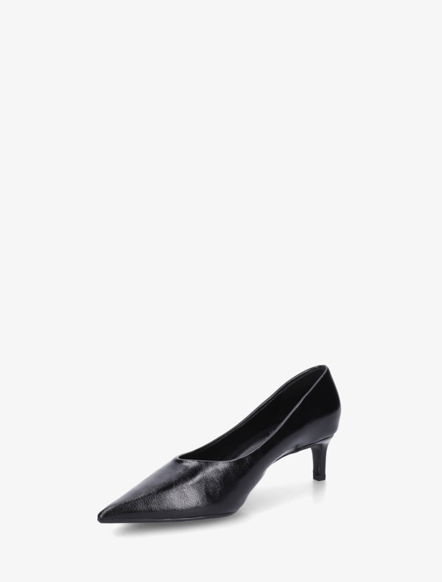 Escarpins à talon aiguille et bouts pointus - Noir - 3
