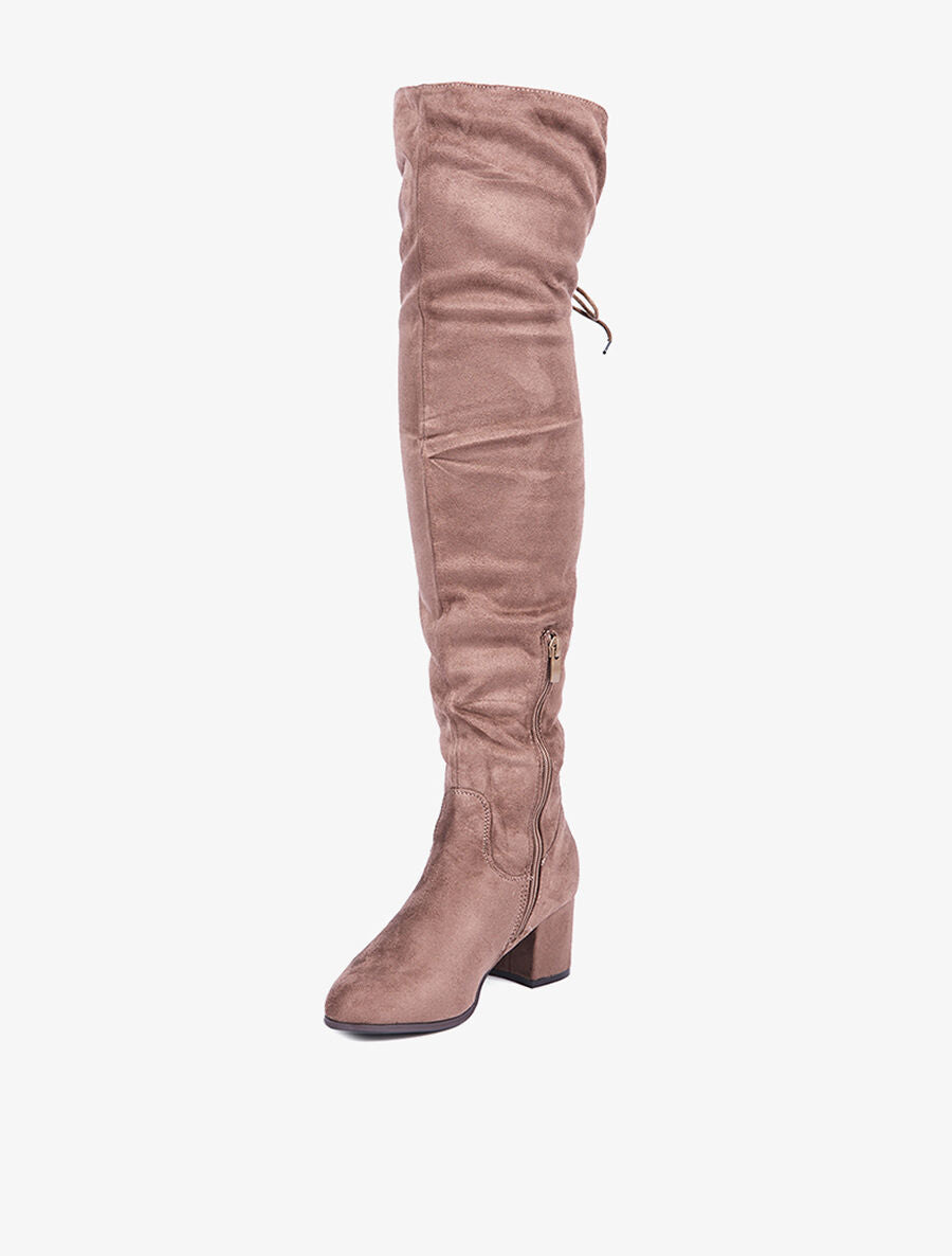 Cuissardes revers montant - taupe - 3