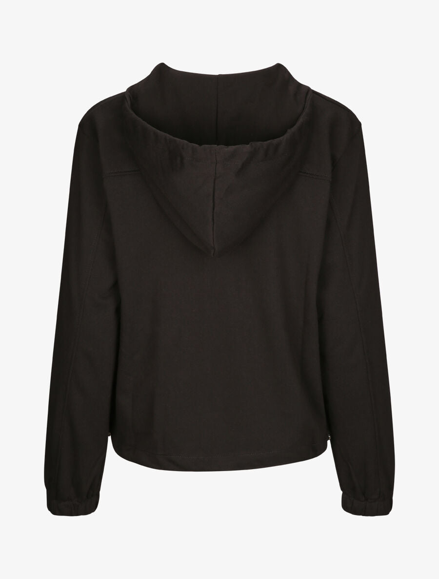 Sweat à capuche zippé - Noir - 2