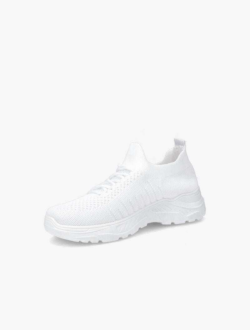 Baskets en mesh à lacets - Blanc - 4