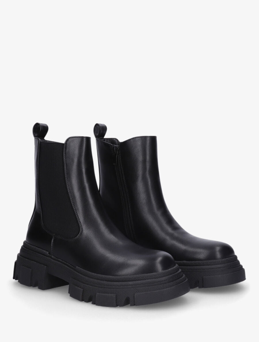 Bottines classiques élastiquées - Noir - 4