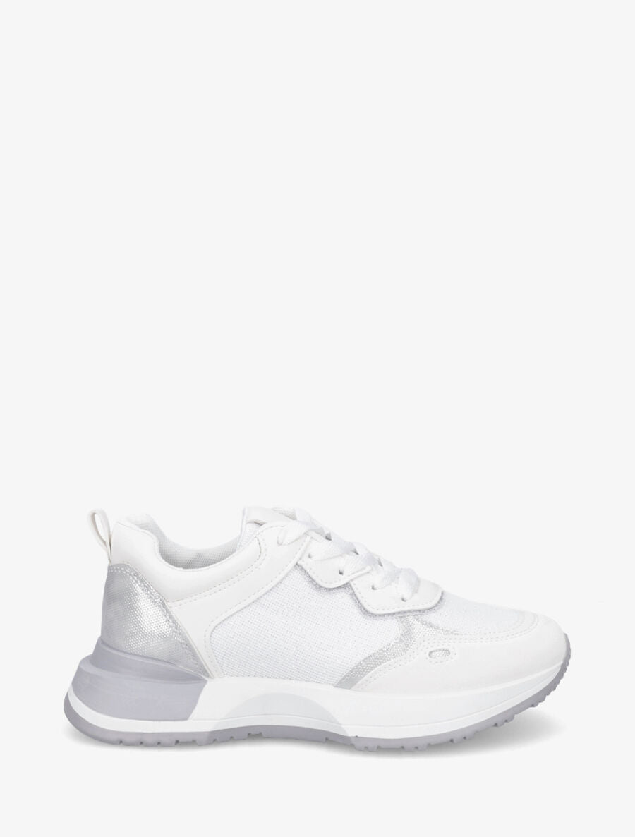 Baskets bimatière irisées - Blanc - 5