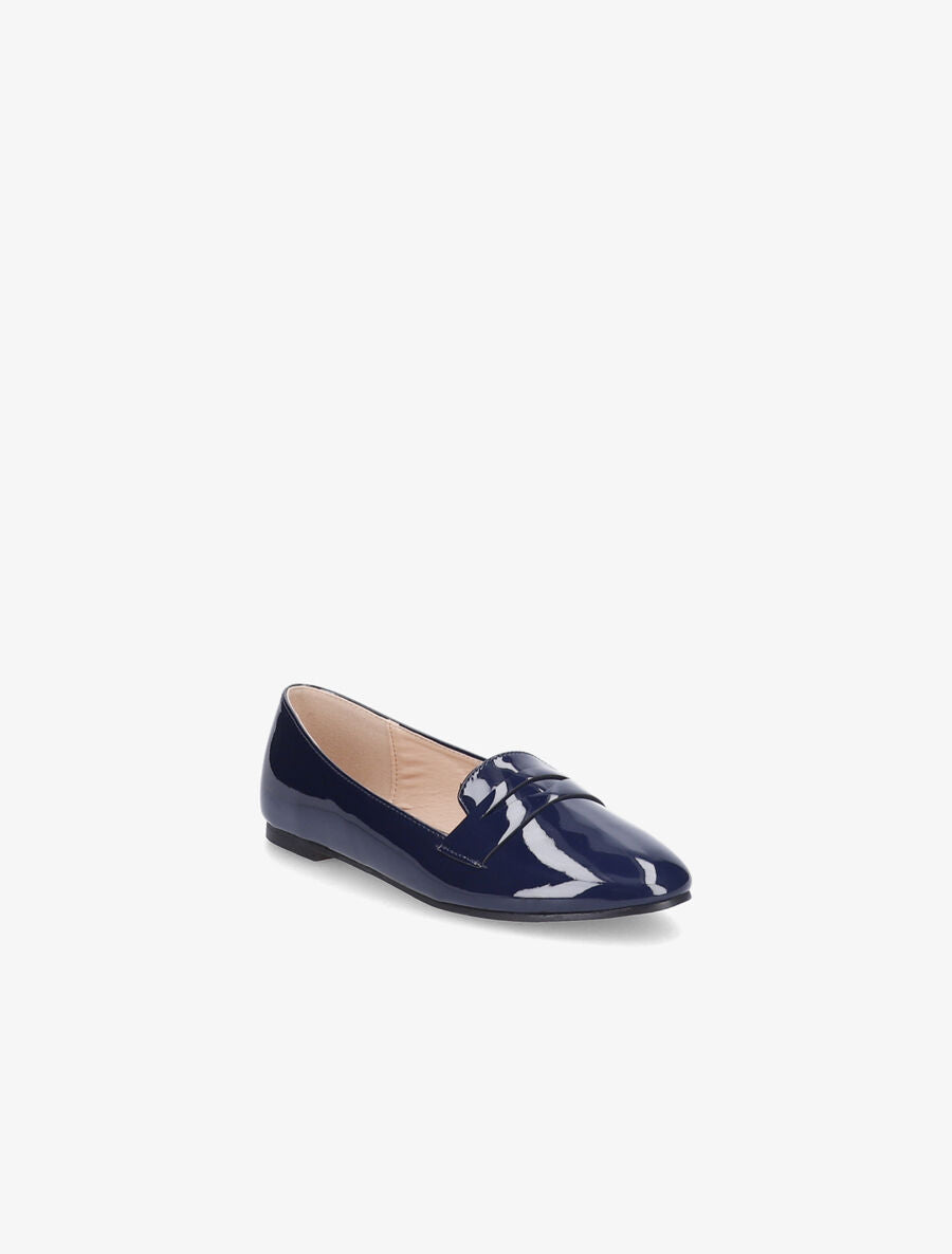 Slippers vernis - Marine - 2
