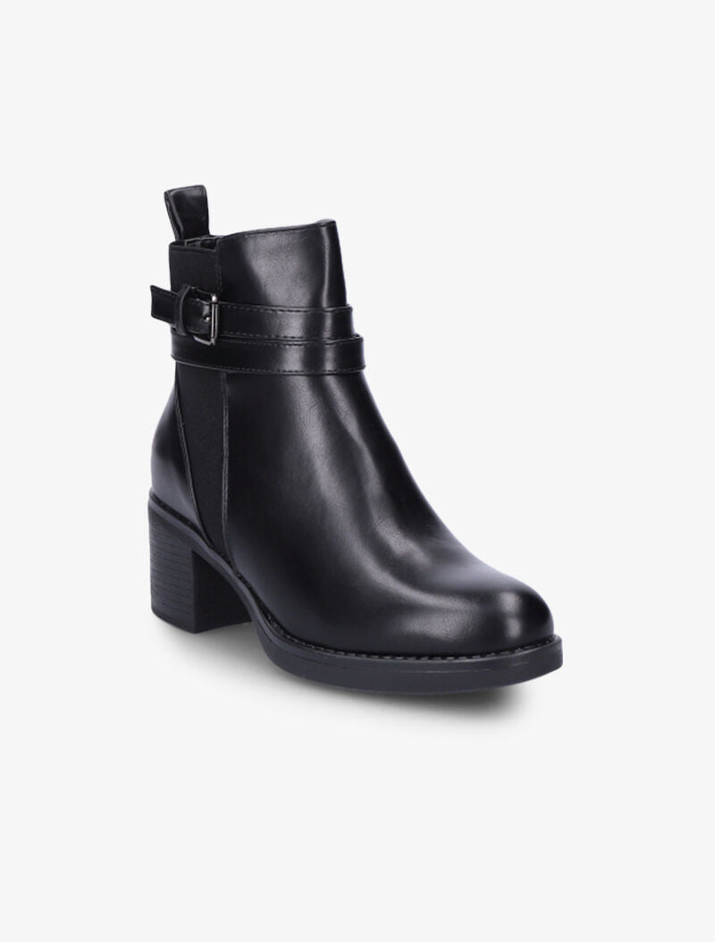 Bottines à sangle en tour de cheville - Noir - 3