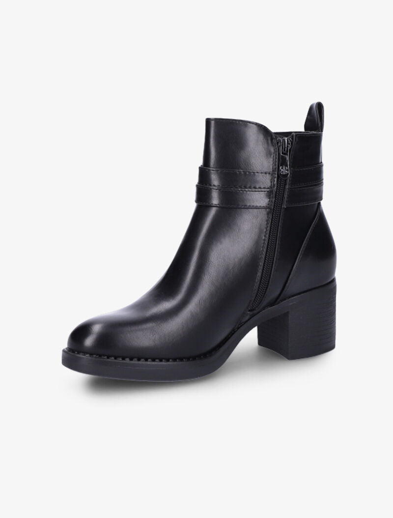 Bottines à sangle en tour de cheville - Noir - 4