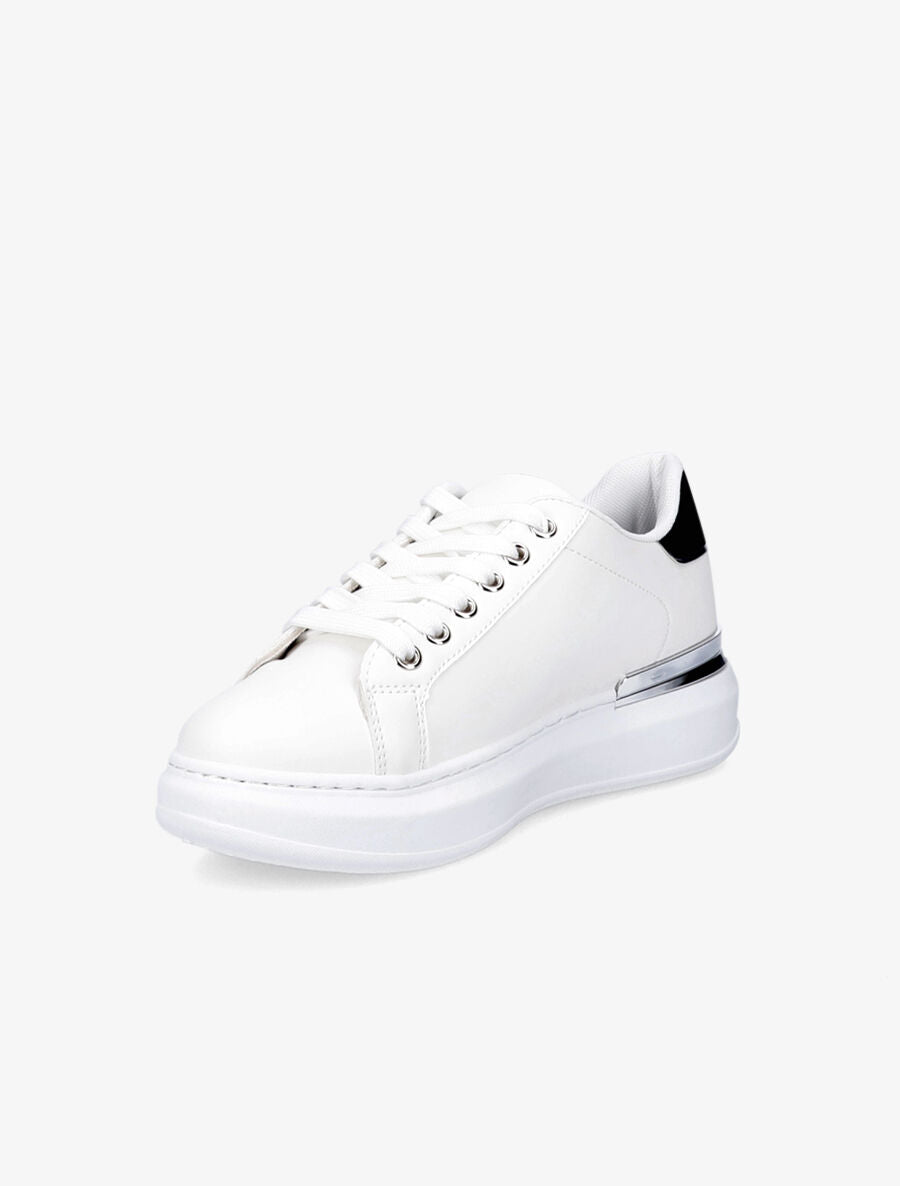 Sneakers à détail métallique - Noir - 3