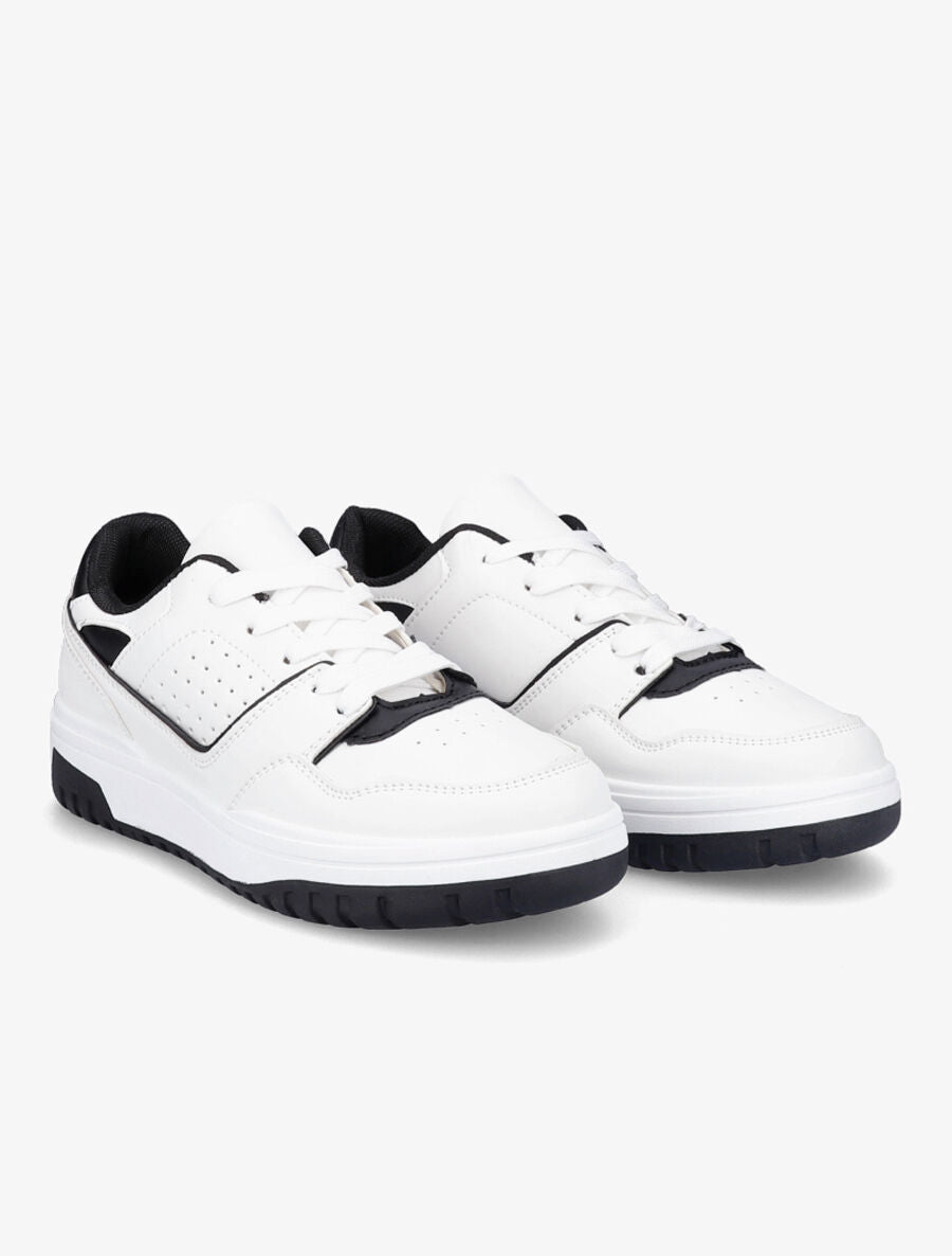 Baskets bicolores - Noir - 4
