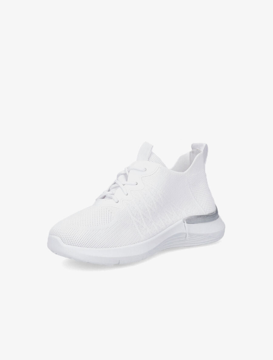 Baskets en mesh à lacets - Blanc - 3