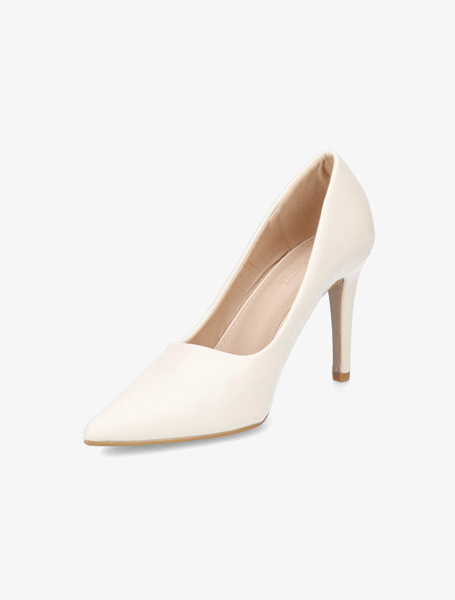 Escarpins classiques à talon haut - Beige - 3