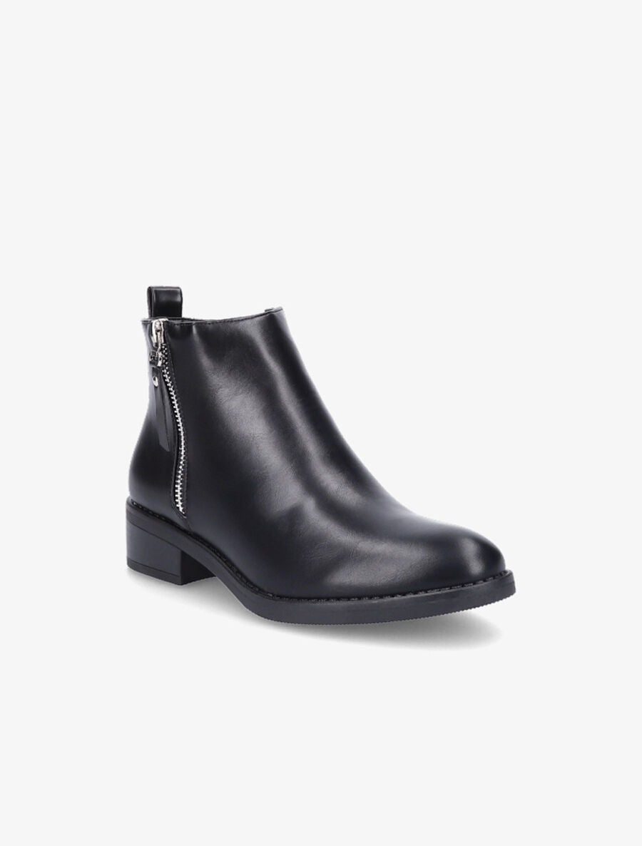 Bottines à zip - Noir - 2