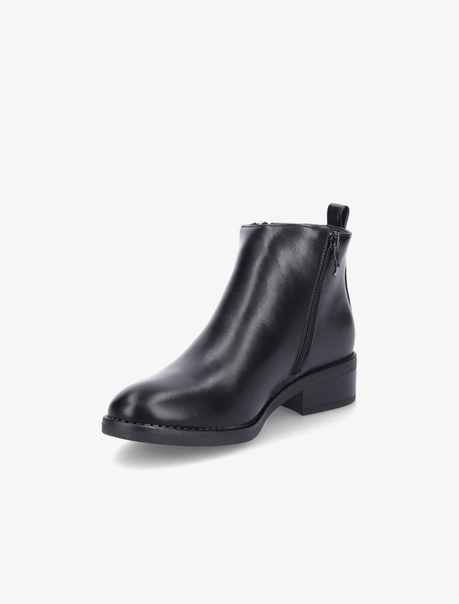 Bottines à zip - Noir - 3