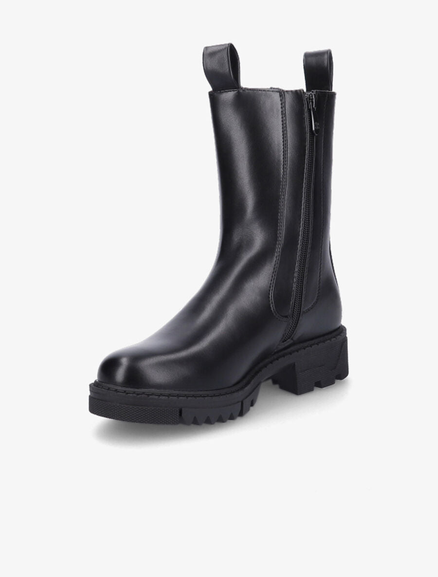 Boots montantes élastiquées - Noir - 3