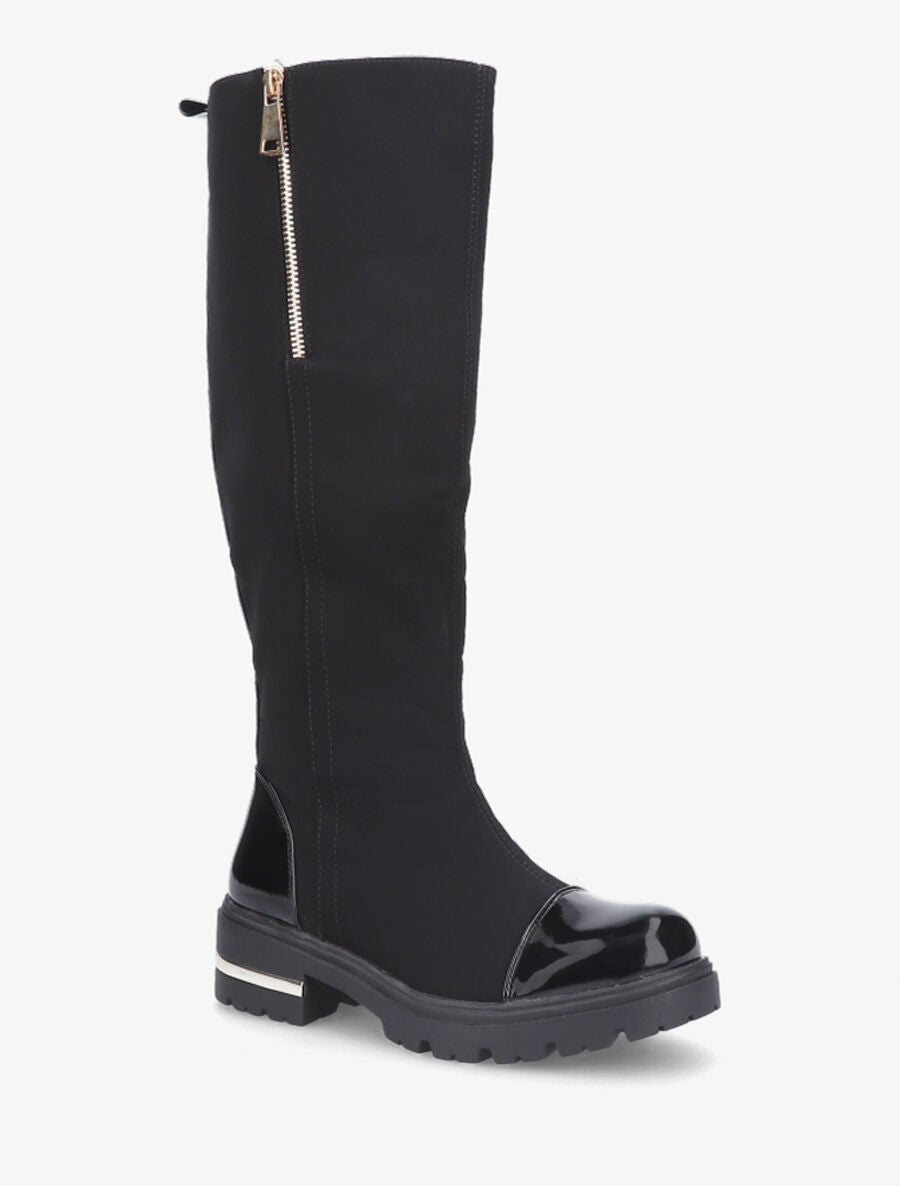 Bottes à bouts vernis - Noir - 2
